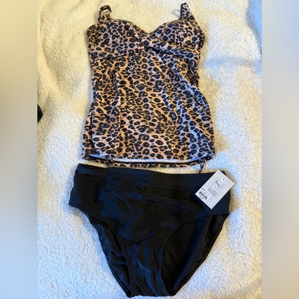 Gorgeous Cheetah print Tankini